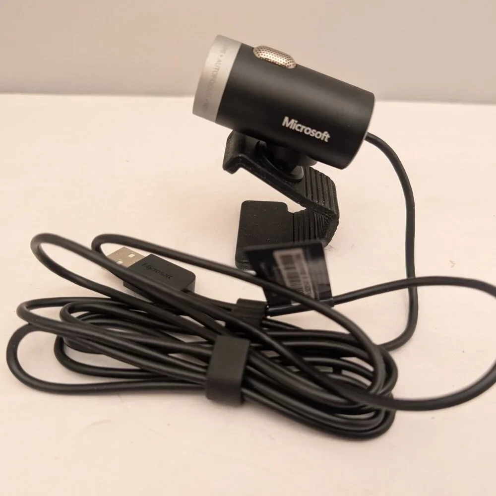 MICROSOFT LifeCam Cinema HD 720p Webcam | 1393 P/N X823015-001 H5D-00013 USED